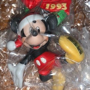 Mickey on Wreath 1993 Hanging Ornament